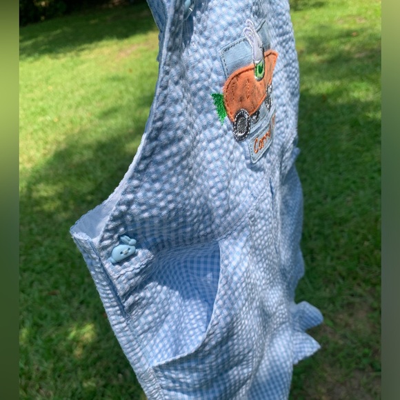 Baby boys smocked Easter jumper - Picture 5 of 7